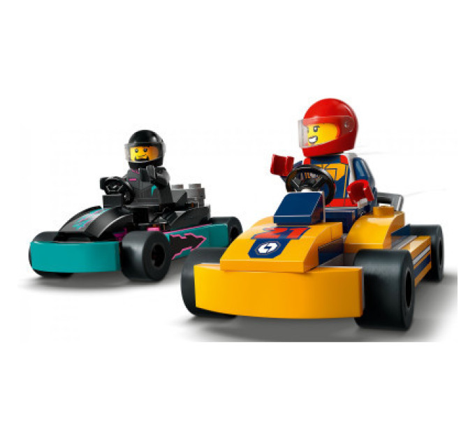 LEGO Конструктор LEGO City Картинг і гонщики 99 деталей (60400)