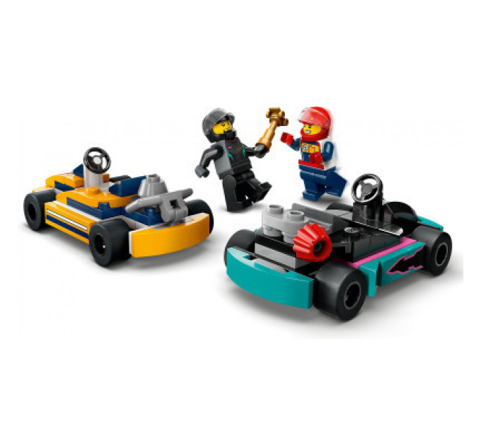 LEGO Конструктор LEGO City Картинг і гонщики 99 деталей (60400)