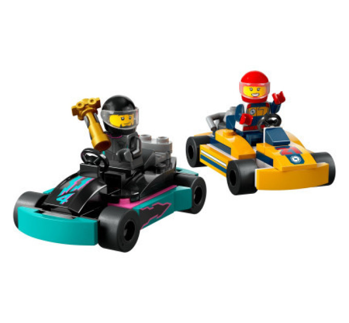 LEGO Конструктор LEGO City Картинг і гонщики 99 деталей (60400)