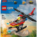 LEGO Конструктор LEGO City Пожежний рятувальний гелікоптер 85 деталей (60411)