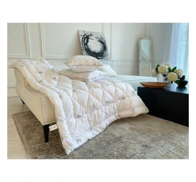 Руно Ковдра Руно зі штучного лебединого пуху Silver Swan 140х205 см (321.52_Silver Swan)