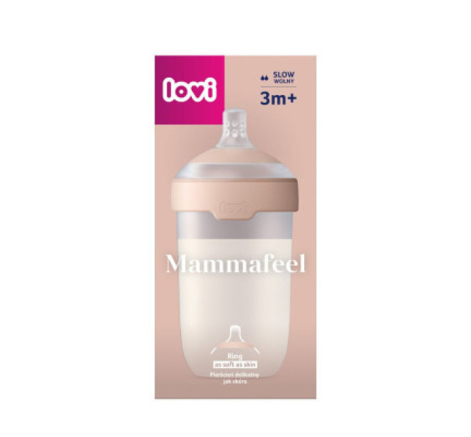 Lovi Пляшечка для годування Lovi Mammafeel 250 мл (21/596)