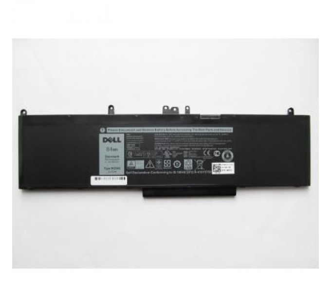 Dell Акумулятор до ноутбука Dell Latitude E5570 WJ5R2, 84Wh (7280mAh), 6cell, 11.4V, Li-ion (A47406)