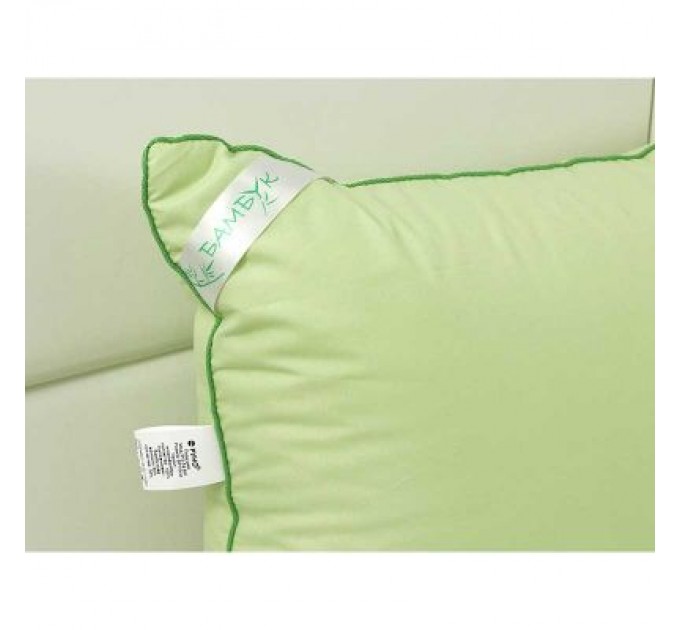 Руно Подушка Руно Бамбукова салатова 70х70 см (313.52БКУ_Салатовий)