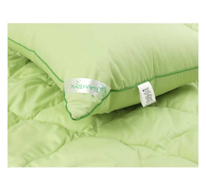 Руно Подушка Руно Бамбукова салатова 70х70 см (313.52БКУ_Салатовий)