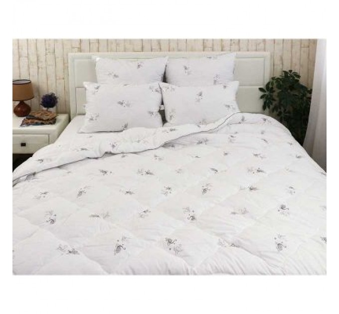 Руно Подушка Руно зі штучного лебединого пуху Swan Luxury 40х60 см (309.52_Swan Luxury)