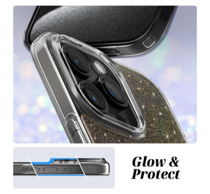 Armorstandart Чохол до мобільного телефона Armorstandart Glow Magsafe Apple iPhone 14 Pro Max Transparent (ARM69725)