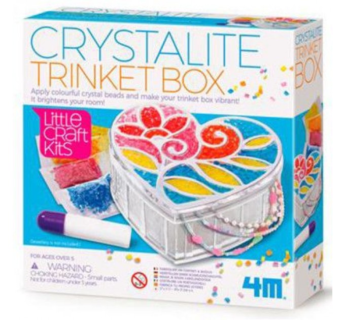 4М Набір для творчості 4М Шкатулка з бісерною мозаїкою (00-04768)