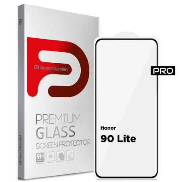 Armorstandart Скло захисне Armorstandart Pro Honor 90 Lite Black (ARM73683)