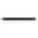 Zpas Силовий блок 1U, 8xSchuko, 16A, 250V, вилка Schuko Zpas (DN-95401)
