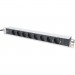 Zpas Силовий блок 1U, 8xSchuko, 16A, 250V, вилка Schuko Zpas (DN-95401)