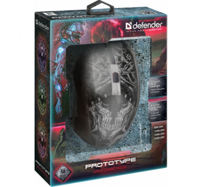 Defender Мишка Defender Prototype GM-670L Black (52670)