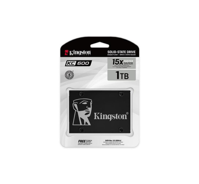 Kingston Накопичувач SSD 2.5" 1TB Kingston (SKC600/1024G)