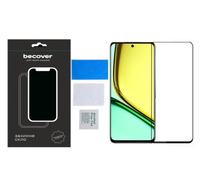BeCover Скло захисне BeCover Realme C67 Black (710633)