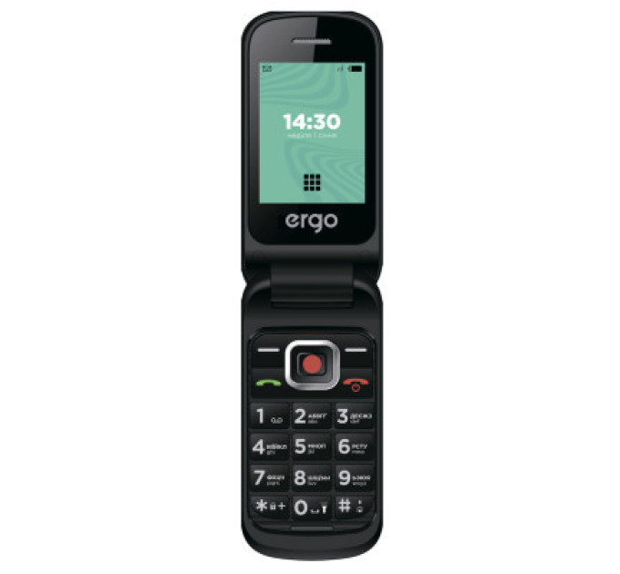 Ergo Мобільний телефон Ergo F241 Black