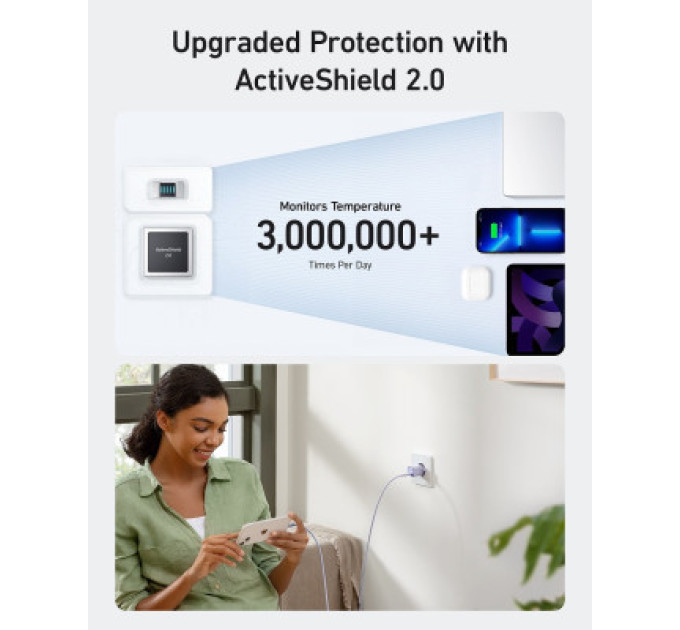 Anker Зарядний пристрій Anker PowerPort 511 Nano III - 30W USB-C White (A2147G21)