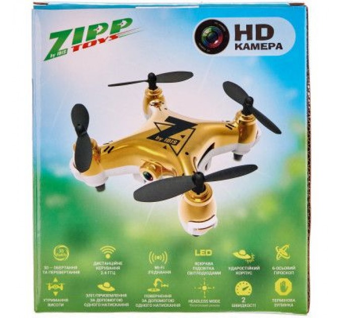 ZIPP Toys Радіокерована іграшка ZIPP Toys Квадрокоптер з камерою Малюк Zippi з дод.акумулятором, черво (CF922 red)