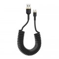 ColorWay Дата кабель USB 2.0 AM to Micro 5P 1.0m spiral black ColorWay (CW-CBUM051-BK)