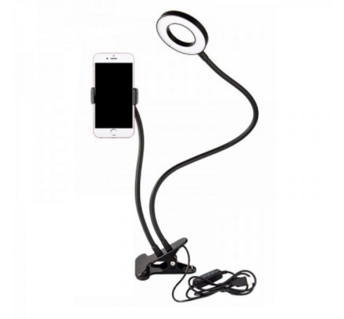 UFT Набір блогера UFT LED лампа + тримач для телефона з прищепкою (UFTTLL03)