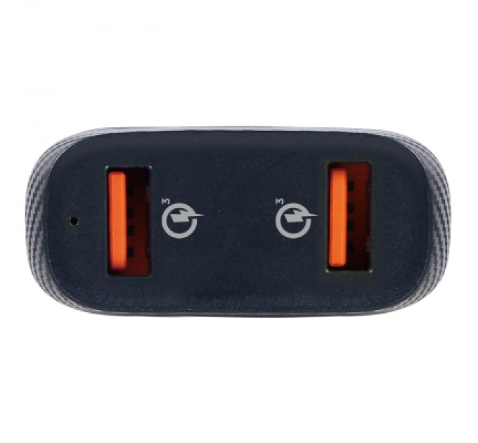 Gembird Зарядний пристрій Gembird 2 port 36W QC3.0 (TA-U2QC3-CAR-01)