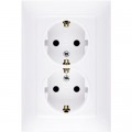 Simon Розетка Simon SCHUKO, біла (CGSZ2/11)