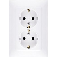 Розетка Simon SCHUKO, біла (CGSZ2/11)
