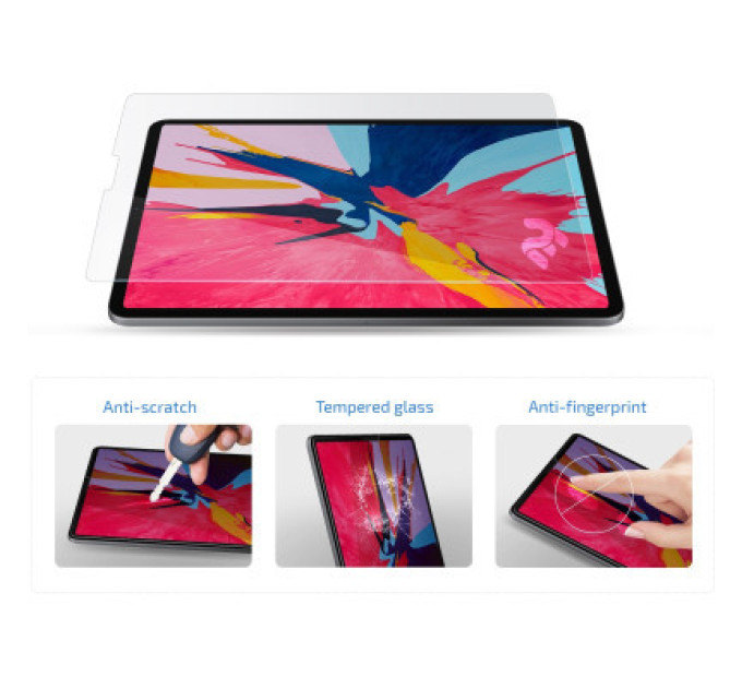 2E Скло захисне 2E iPad Air 10.9" (Gen 5, 2022) 2.5D (2E-IPD-2022A-LT2.5D-CL)