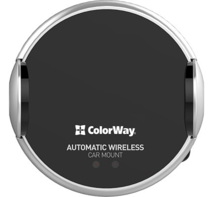 ColorWay Універсальний автотримач ColorWay AutoSense Car Wireless Charger 15W (Dashboard + Air Vent) (CW-CHAW039Q-BK)