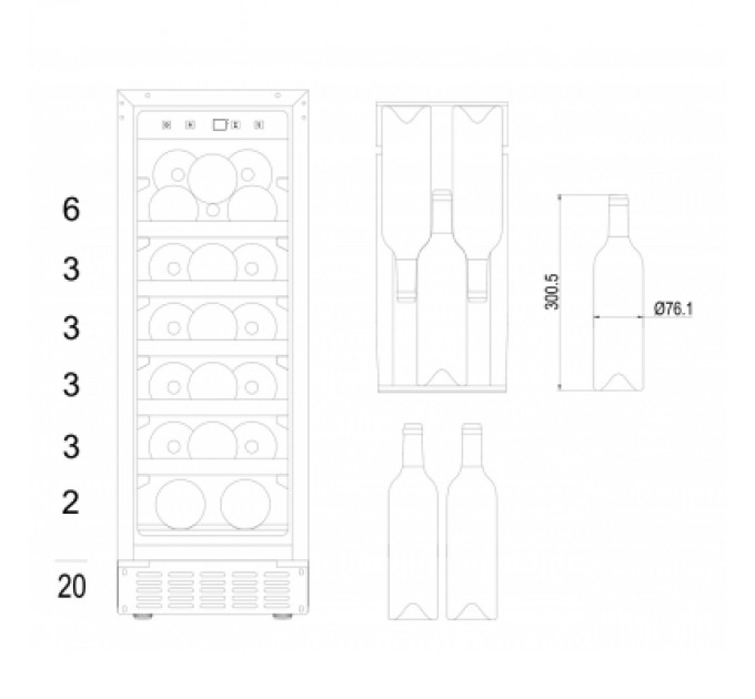 Hansa Холодильник Hansa FWC30201B
