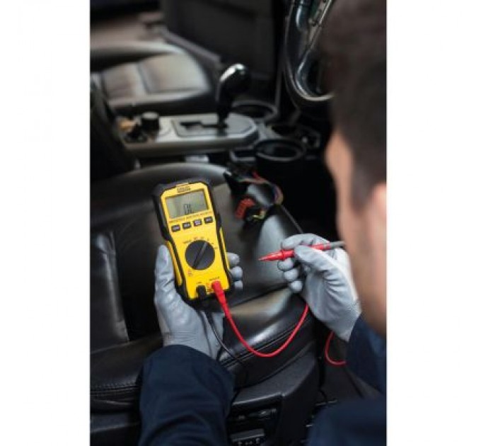 Stanley Цифровий мультиметр Stanley FATMAX, подвійний дисплей САТ ІІІ, до 600В, 10А (FMHT82563-0)