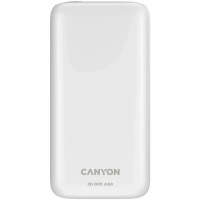 Батарея універсальна Canyon PB-301 30000mAh PD/20W, QC/3.0 (CNE-CPB301W)