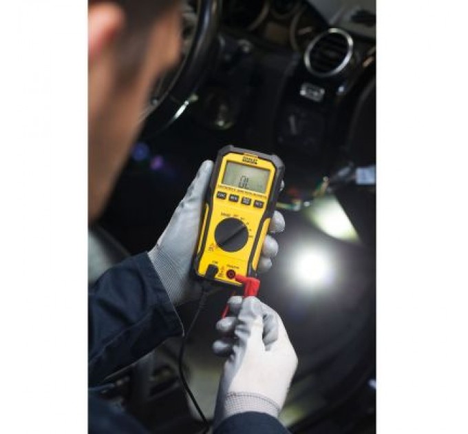 Stanley Цифровий мультиметр Stanley FATMAX, подвійний дисплей САТ ІІІ, до 600В, 10А (FMHT82563-0)
