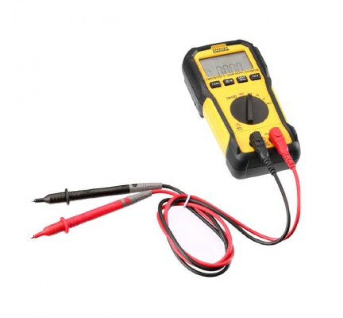 Stanley Цифровий мультиметр Stanley FATMAX, подвійний дисплей САТ ІІІ, до 600В, 10А (FMHT82563-0)