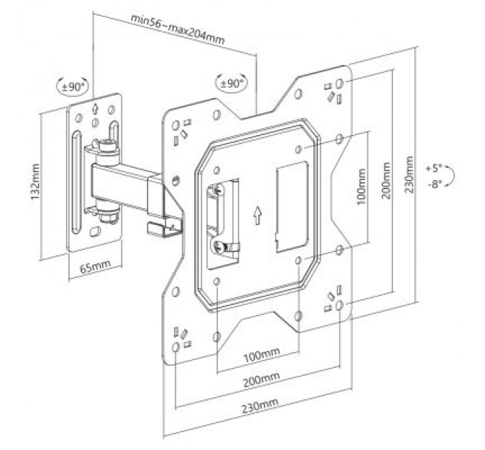 ITech Кронштейн ITech LCD522B