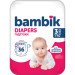 Bambik Підгузки Bambik Medium MIDI Розмір 3 (4-9 кг) 36 шт (4823071652284)