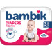 Bambik Підгузки Bambik Medium MIDI Розмір 3 (4-9 кг) 36 шт (4823071652284)