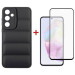 Dengos Чохол до мобільного телефона Dengos Kit for Samsung Galaxy A35 5G case + glass (Black) (DG-KM-56)