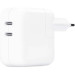 Apple Зарядний пристрій Apple 35W Dual USB-C Power Adapter Model A2676 (MW2K3ZM/A)