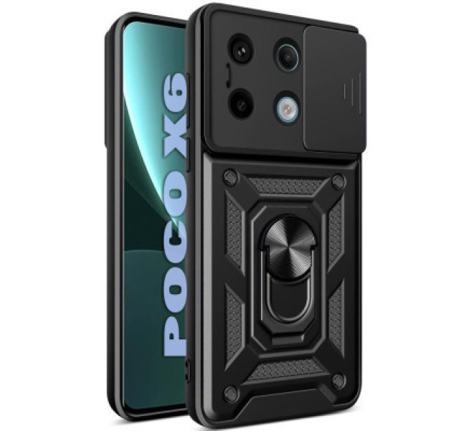 BeCover Чохол до мобільного телефона BeCover Military Poco X6 Black (711006)
