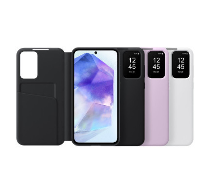 Samsung Чохол до мобільного телефона Samsung Galaxy A55 (A556) Smart View Wallet Case Black (EF-ZA556CBEGWW)