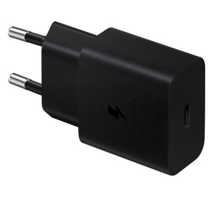 Samsung Зарядний пристрій Samsung USB-С 15W Black + Cable USB-C 1m (EP-T1510XBEGEU)