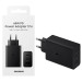 Samsung Зарядний пристрій Samsung 2xUSB-С 65W PD PPS/USB-A Black (EP-T6530NBEGEU)