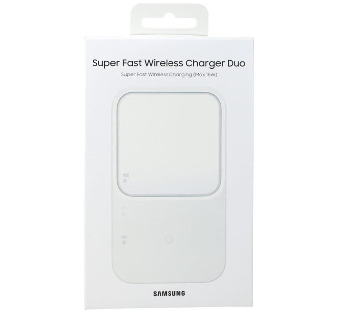 Samsung Зарядний пристрій Samsung Duo 15W White (EP-P5400BWEGEU)