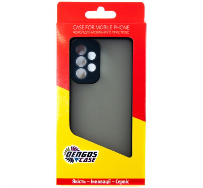 Dengos Чохол до мобільного телефона Dengos Matte Samsung Galaxy A33 (black) (DG-TPU-MATT-98)