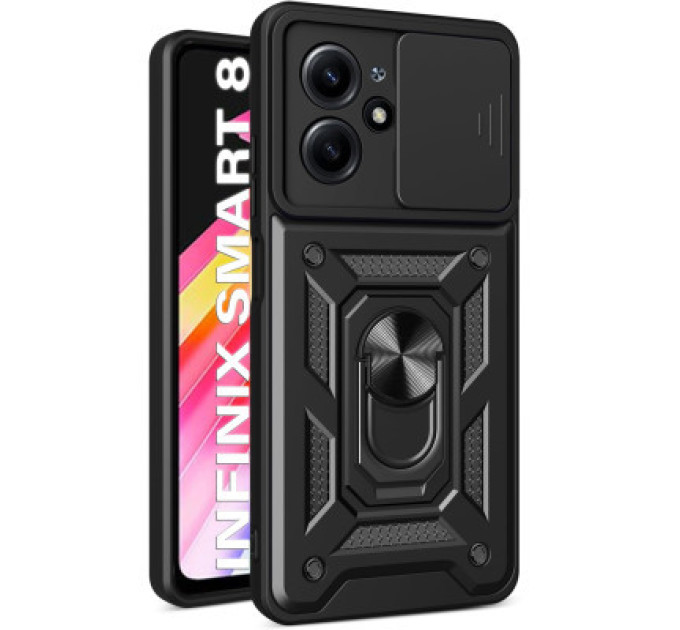 BeCover Чохол до мобільного телефона BeCover Military Infinix Smart 8 (X6525) Black (710671)