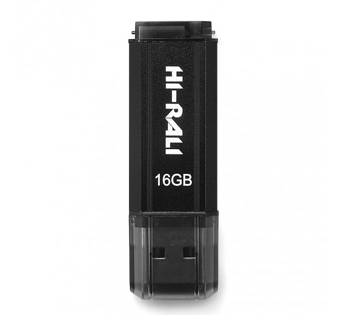 Hi-Rali Флеш-накопичувач USB 16GB Hi-Rali Stark Series Black (HI-16GBSTBK)