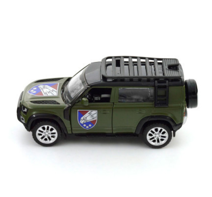 TechnoDrive Машина TechnoDrive Автомодель серії Шеврони Героїв - Land Rover Defender 110 - 25 ОПДБр (250289M)