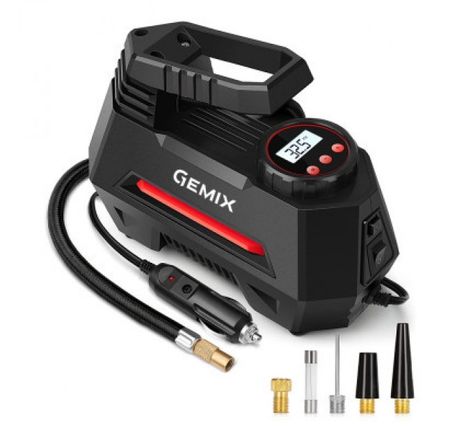Gemix Автомобільний компресор Gemix Model M black/red (10700097)