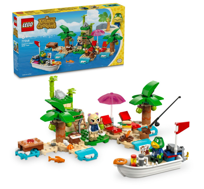 LEGO Конструктор LEGO Animal Crossing Острівна екскурсія Kapp'n на човні 233 деталі (77048)