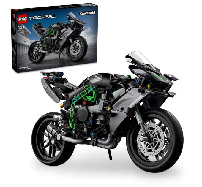 LEGO Конструктор LEGO Technic Мотоцикл Kawasaki Ninja H2R 643 деталі (42170)